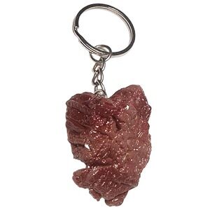 Keychain Beef Chunk 1.75” Novelty Gag Gift (A)